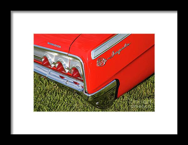 Chevrolet Framed Print featuring the photograph Red '62 by Dennis Hedberg