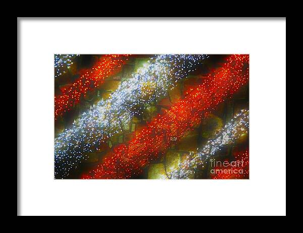 Red Framed Print featuring the photograph Red and White by Merle Grenz