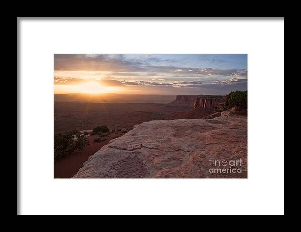 Utah Framed Print featuring the photograph Red Cliffs of Utah by Jim Garrison
