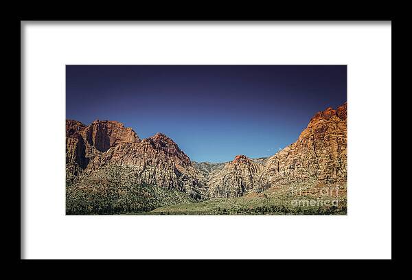 Red Rock Canyon Framed Print featuring the photograph Red Rock Canyon #18 by Blake Webster