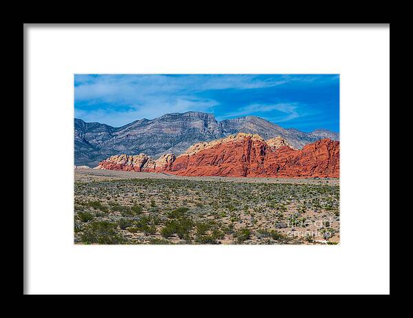  Red Rock Canyon Framed Print featuring the photograph Red Rock Canyon by Anthony Sacco