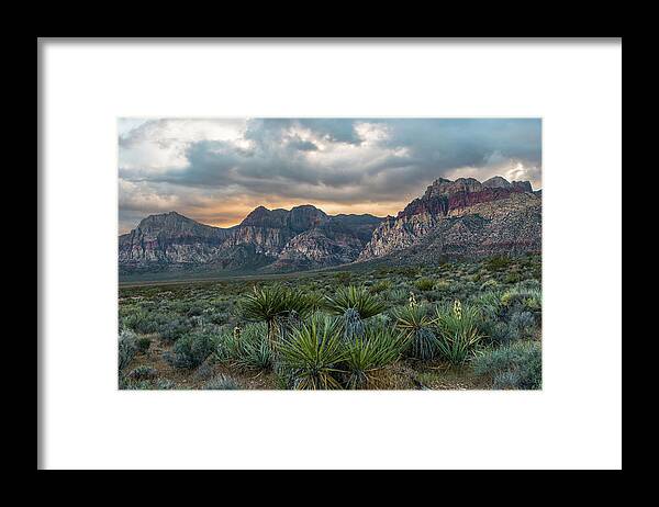 Red Rock Canyon Framed Print featuring the photograph Red Rock Canyon by Chuck Jason