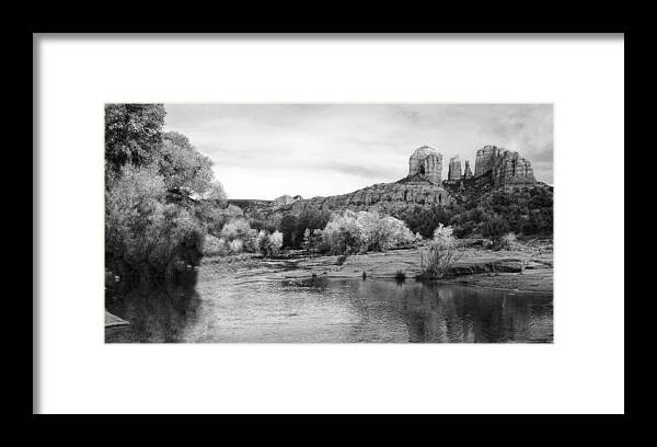 Cathedral Rock Framed Print featuring the photograph Red Rock Crossing at Cathedral Rock by Bob Coates
