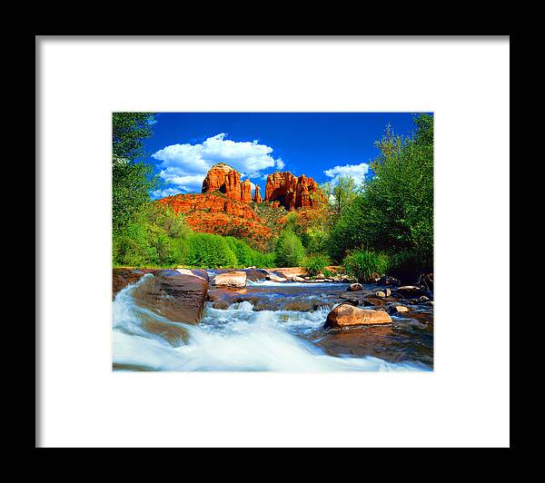 Sedona Framed Print featuring the photograph Red Rock Crossing by Frank Houck
