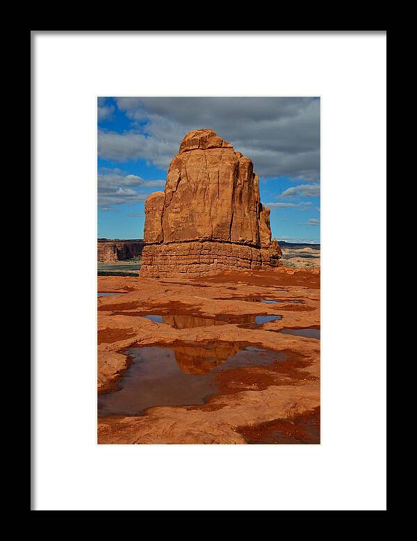 Moab Framed Print featuring the photograph Red Rock Reflection by Tranquil Light Photography