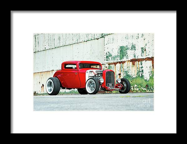 1932 Framed Print featuring the photograph Red Rod by Tim Gainey