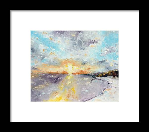 Winter Framed Print featuring the painting Redeemed by Meaghan Troup