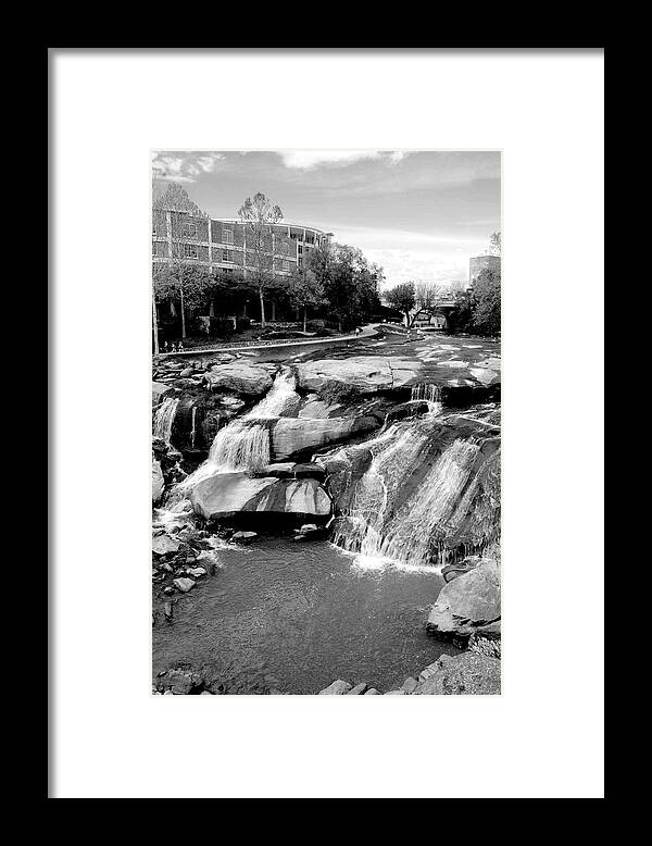 Reedy River Framed Print featuring the photograph Reedy River by Corinne Rhode