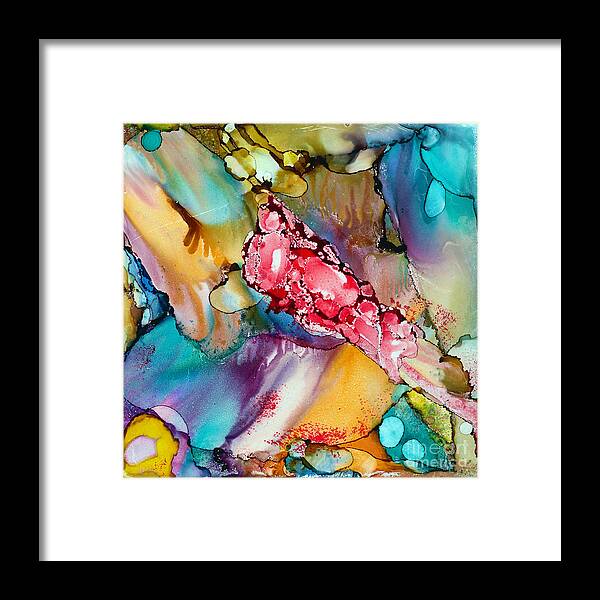 Reef Framed Print featuring the painting Reef by Alene Sirott-Cope