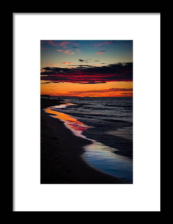 Beach Framed Print featuring the photograph Reflect On This by Peter Scott