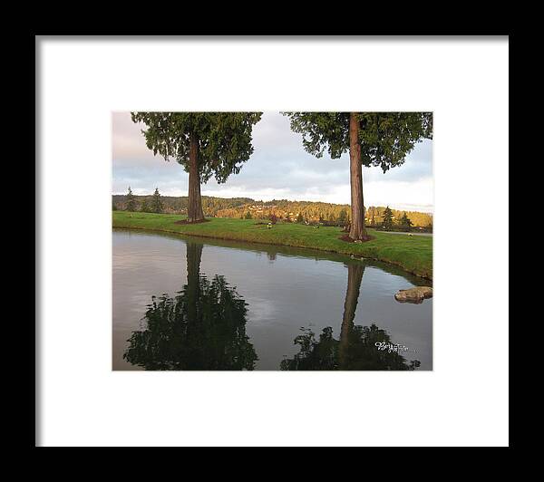 Inspiration Framed Print featuring the digital art Reflections #183 by Barbara Tristan
