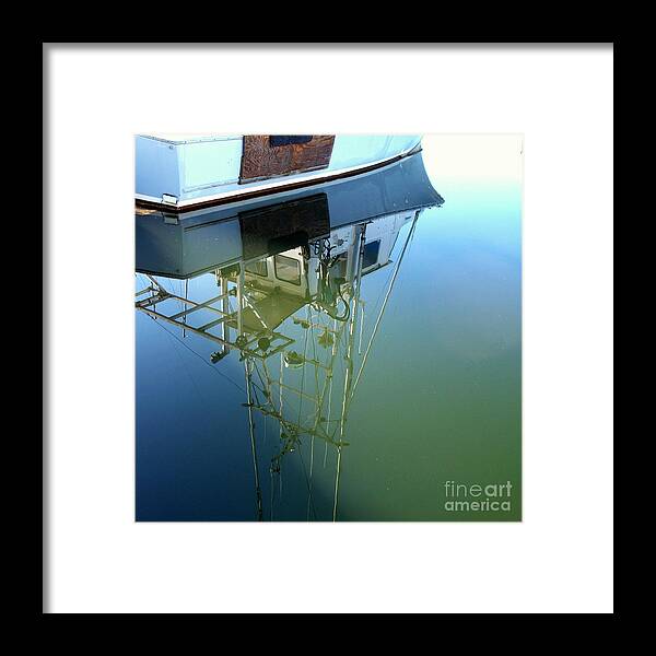 Harbor Framed Print featuring the photograph Reflections by Carol Grimes