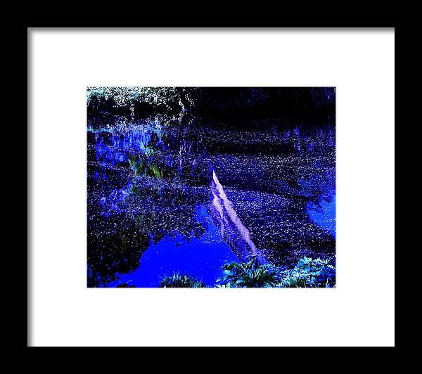 Abstract Framed Print featuring the photograph Reflections by HweeYen Ong