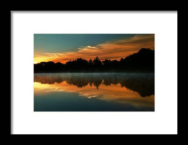 Sunrise Framed Print featuring the photograph Reflections of Beauty by Rob Blair