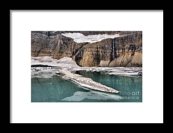 Grinnell Glacier Framed Print featuring the photograph Reflections Of Grinnell Glacier by Adam Jewell