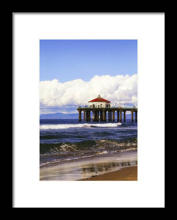 Pier Framed Print featuring the photograph Reflections on the Pier by Michael Hope