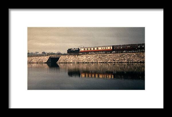 Trains Framed Print featuring the photograph Reflections by Richard Denyer