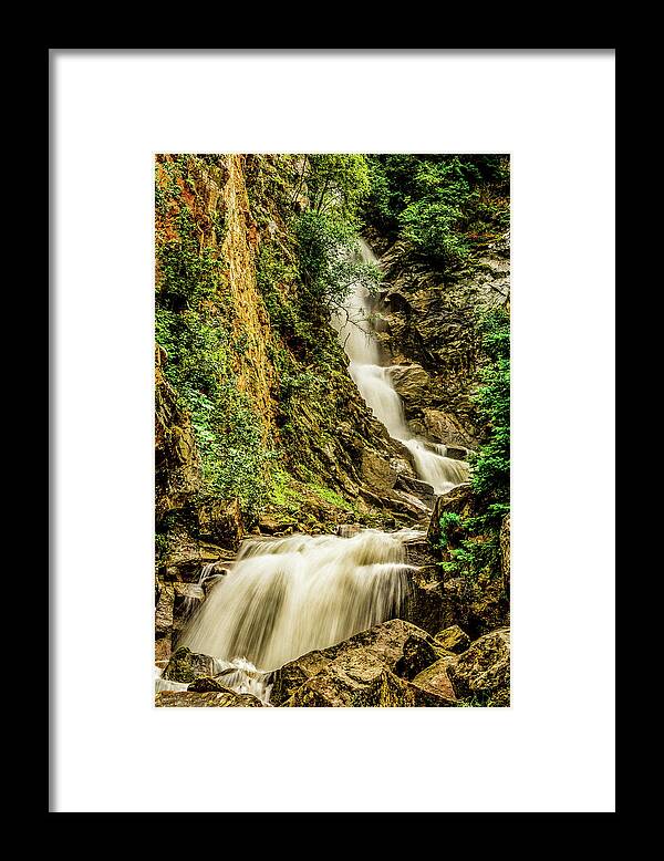 Waterfall Framed Print featuring the photograph Reid Falls by Jason Brooks