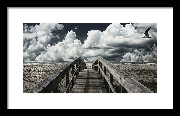 Beach Framed Print featuring the photograph Relaxation by Cecil Fuselier