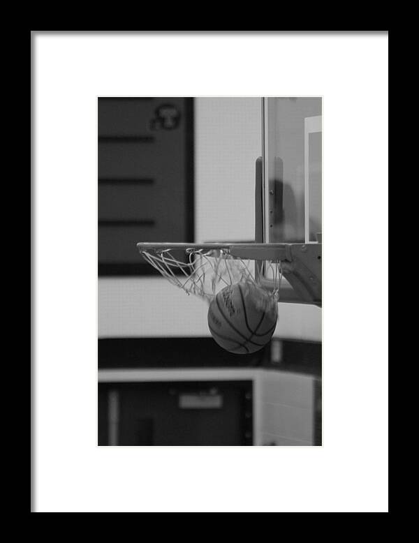 Basketball Framed Print featuring the photograph Release from the Net by Laddie Halupa