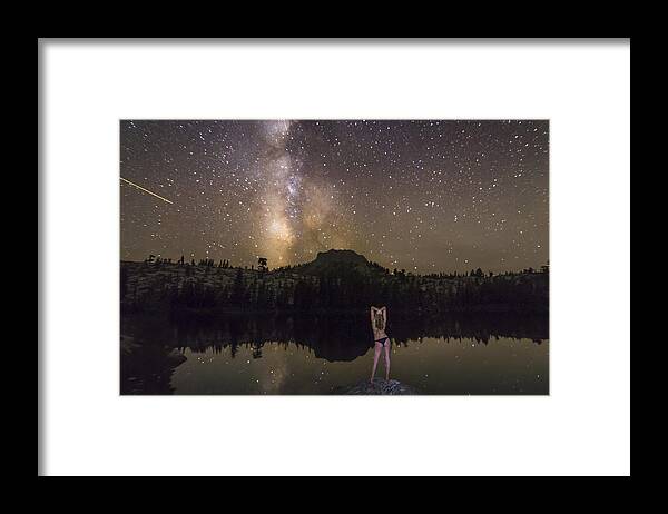 Lake Tahoe Framed Print featuring the photograph Release Your Problems by Jeremy Jensen