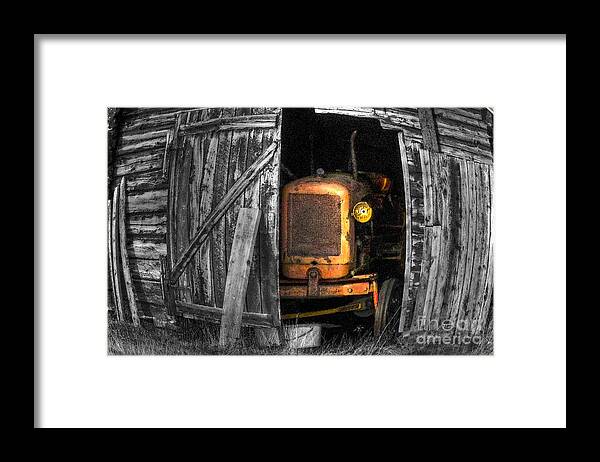 Vehicle Framed Print featuring the photograph Relic From Past Times by Heiko Koehrer-Wagner