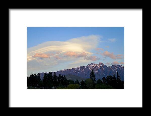 Mountain Framed Print featuring the photograph The Remarkables by Sarah Lilja