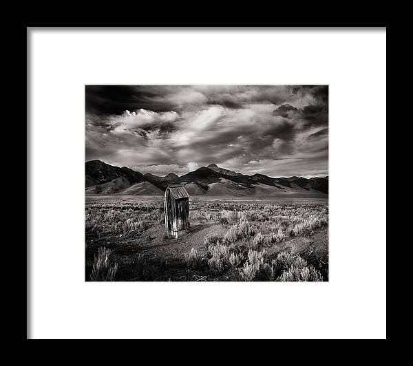Idaho Framed Print featuring the photograph Remote Necessities by Leland D Howard