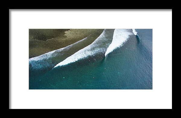 Fiji Framed Print featuring the photograph Restaurants Fiji Aerial by Brad Scott