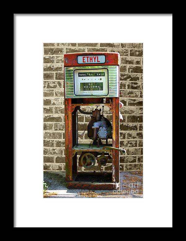 Pump Framed Print featuring the photograph Retired 3 by Barbara Teller