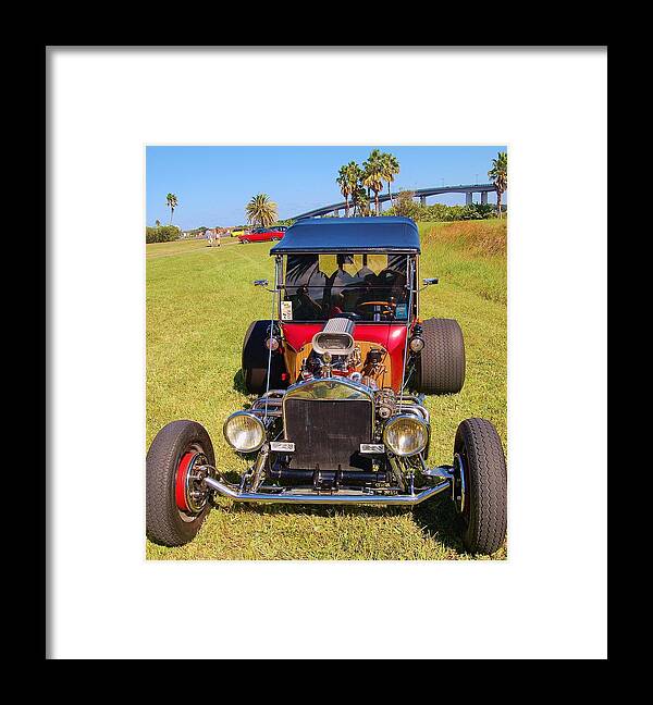 Hot Rod Framed Print featuring the photograph Rev It Up by Christopher James