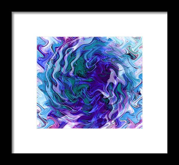 New Age Framed Print featuring the digital art Revival by Krissy Katsimbras