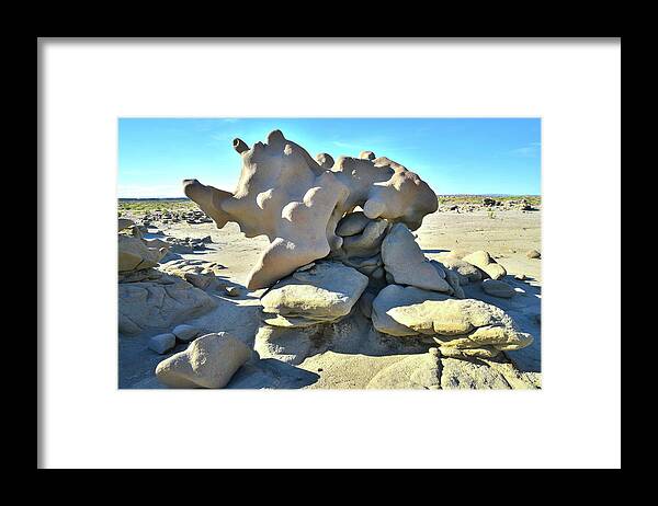 Fantasy Canyon Framed Print featuring the photograph Rhino Hoodoo by Ray Mathis