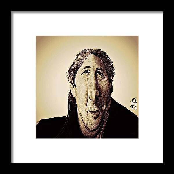 Draw Framed Print featuring the photograph Richard Gere by Nuno Marques