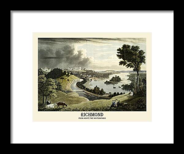 Richmond Framed Print featuring the photograph Richmond 1834 by Andrew Fare