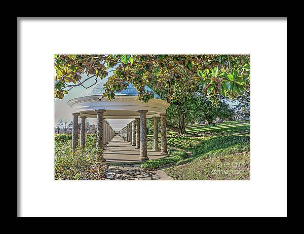 Richmond Va Virginia Framed Print featuring the photograph Richmond VA Virginia - Maymont - Italian Garden by Dave Lynch