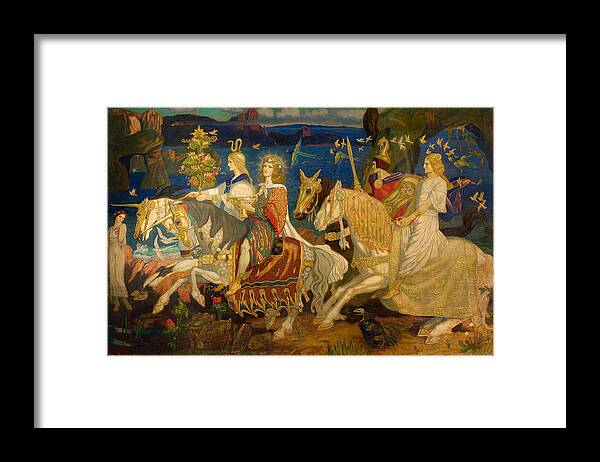John Duncan Framed Print featuring the painting Riders of the Sidhe by John Duncan