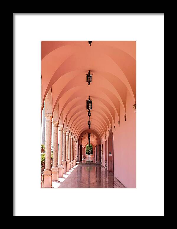 Portico Framed Print featuring the photograph Ringling Museum FL by Chris Smith