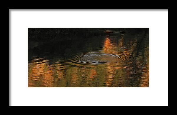 Ripple Framed Print featuring the photograph Rings and Reflections by Suzy Piatt