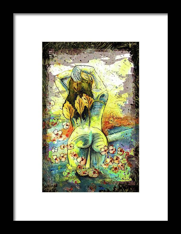 Travel Framed Print featuring the painting Ripon Erotic Madness by Miki De Goodaboom