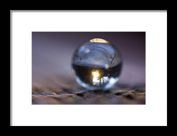 Reflection Framed Print featuring the photograph Rippled Refraction by Russell Styles