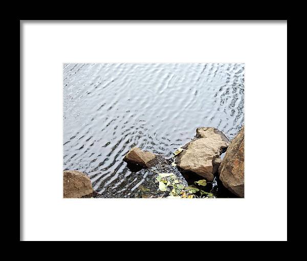 Ripples Framed Print featuring the photograph Ripples 4 by Eric Forster