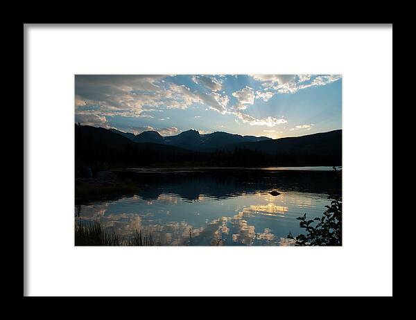 Colorado Framed Print featuring the photograph Ripples at Sunset by Julia McHugh