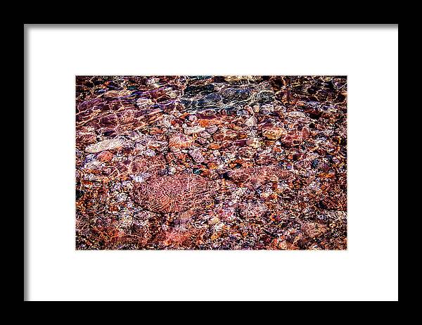 Abstract Framed Print featuring the photograph Ripples on the Water by Paul LeSage