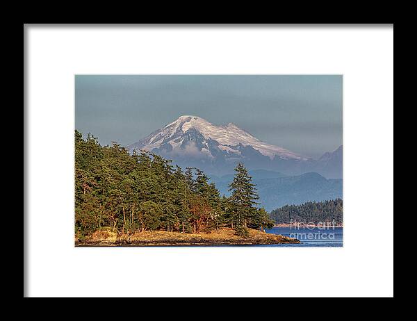 Mt. Baker Framed Print featuring the photograph Rising Above by Rod Best