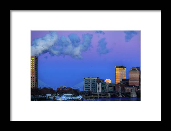 Boston Framed Print featuring the photograph Rising by Sylvia J Zarco