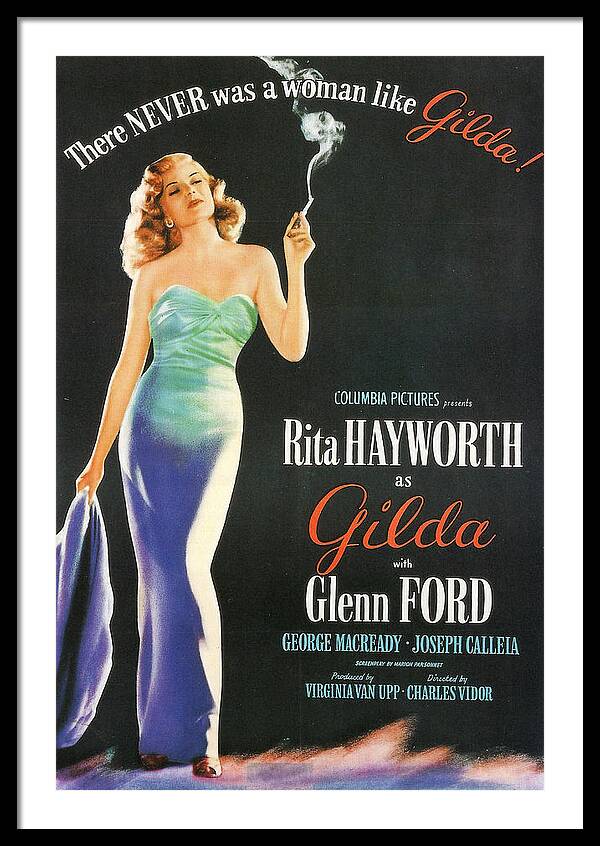 Rita Hayworth as Gilda by Georgia Fowler