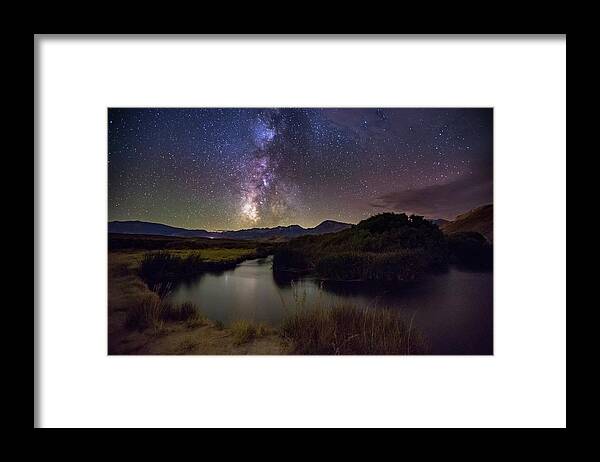 Milkyway Framed Print featuring the photograph River Bend by Tassanee Angiolillo