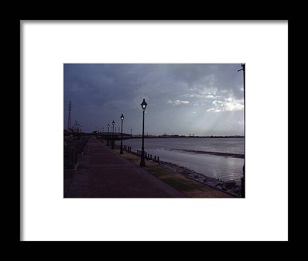  New Orleans Framed Print featuring the photograph River Lights by Tom Hefko