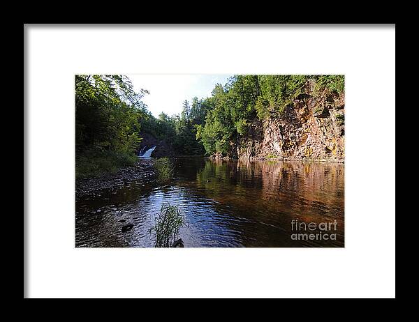 River Framed Print featuring the photograph River Reflections by Sandra Updyke